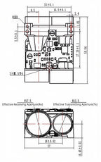 Laser Rangefinder 905 nm LRFA2500CC