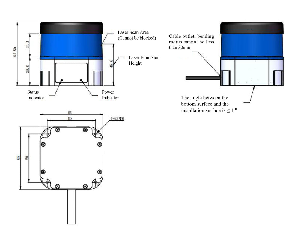LUMENIX Long-range SLAM Navigation LiDAR