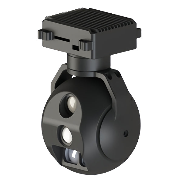 OPTIVIA Miniaturized EO/IR Fixed-Focus Camera: 1200m LRF + Dual Video Streams