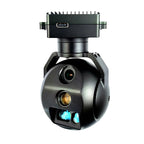 OPTIVIA Miniaturized EO/IR Fixed-Focus Camera: 1200m LRF + Dual Video Streams